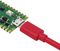 SC0557 - Raspberry Pi Micro USB Lead, 1m Red