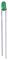 PSG91834 - 3mm Pure Green LED, Diffused, 18mA, 3.2V, Pack of 10