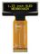 WEO001602HLPP3N00000 - OLED Display Module, 16 x 2, Yellow on Black, 3V to 3.3V,