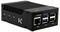 7350001161662 - Raspberry Pi 5 Case with Aluminium Heatsink, Black