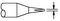 1124-0012-P1 - 30°Chisel Tip 0.8mm (1/32")