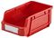 HC2/RED - High Capacity Plastic Storage Bin, Red Medium - 76mm x 105mm x 180mm