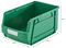 HC3/GREEN - High Capacity Plastic Storage Bin, Green Large - 130mm x 150mm x 253mm