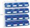 HANDY PACK 'B' - Wall Mounted Louvred Storage Panel with 16 Bins