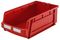 HC4/RED - High Capacity Plastic Storage Bin, Red XL - 130mm x 205mm x 370mm