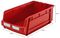 HC4/RED - High Capacity Plastic Storage Bin, Red XL - 130mm x 205mm x 370mm