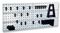 109659 - Wall Mounted Tool Holder Wall Panels, x3 with 44 Clips