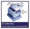 21C - 21L Multi-Use Clear Storage Box with Lid - 450mm x 350mm x 200mm