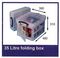 35BKR - 35L Multi-Use Black Storage Box with Lid - 310mm x 390mm x 480mm