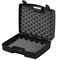 17030N.079.GPB - Black Polypropylene Briefcase Storage Case with Foam Insert - 119mm x 280mm x 320mm