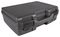 17037.207.GPB - Black Polypropylene Storage Case with Foam Insert - 121mm x 370mm x 307mm