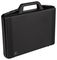 K27.079.GPB - Black Polypropylene Briefcase Storage Case with Foam Insert - 45mm x 248mm x 208mm