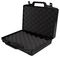 K45.079.GPB - Black Polypropylene Briefcase Storage Case with Foam Insert - 78mm x 327mm x 264mm