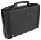K45.079.GPB - Black Polypropylene Briefcase Storage Case with Foam Insert - 78mm x 327mm x 264mm