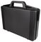 K06.079.GPB - Black Polypropylene Briefcase Storage Case with Foam Insert - 97mm x 402mm x 332mm