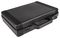 K06.079.GPB - Black Polypropylene Briefcase Storage Case with Foam Insert - 97mm x 402mm x 332mm