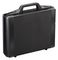 K28.079.GPB - Black Polypropylene Briefcase Storage Case with Foam Insert - 107mm x 447mm x 412mm