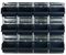 BINKIT 12 - Wall Mounted Louvred Storage Panel with 12 Bins