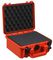 MAX235H105S.001 - Orange PP Waterproof Case with Foam Insert - 117.5mm x 258mm x 243mm