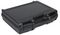 170/33GPB.079 - Black Polypropylene Briefcase Storage Case With Foam Insert - 84mm x 337mm x 290mm