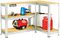 CSM5350S - 5 Shelf 350kg Boltless Shelving Unit, Silver