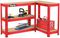 CSM5150RP - 5 Shelf 150kg Boltless Shelving Unit, Red