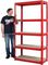 CSM5150RP - 5 Shelf 150kg Boltless Shelving Unit, Red