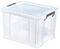 S20W360 - 36L Clear Allstore A4 Suspension Files Storage Box - 310mm x 380mm x 480mm