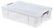 S20W370 - 37L Clear Allstore Under Bed Storage Box - 170mm x 440mm x 650mm