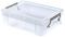 S20K023 - 2.3L Clear Allstore Storage Box - 75mm x 195mm x 260mm