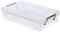 S20M055 - 5.5L Clear Allstore Flat Storage Box - 90mm x 255mm x 400mm