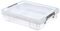 S20W090 - 9L Clear Allstore Flat Storage Box - 90mm x 365mm x 430mm