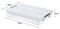 S20W120 - 12L Clear Allstore Flat Storage Box - 90mm x 365mm x 550mm