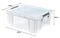 S20W240 - 24L Clear Allstore Storage Box - 180mm x 390mm x 480mm