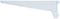 AR-BR370 - 370mm Re-Inforced Twin Slot Shelf Bracket, White