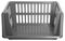 H15702 - 35cm Stacking Storage Basket, Silver