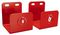 TT-BBR - Broom Storage Brackets, Pair - Red