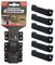 BB-BLK-6 - Bench Belt Tool Storage Holders - Black, 6 Pack