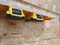 BM-DW20-YLW-6 - Battery Storage Mounts for DeWalt 18V & 54V FlexVolt Power Tool Batteries - Yellow, 6 Pack