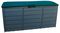 GH366 - Wooden Panel Effect Outdoor Garden Storage Box, 296L