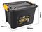 TL201 - 18L Heavy Duty Polypropylene Storage Box with Clip on Lid - 260mm x 385mm x 295mm