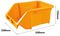TL263 - Stackable Polypropylene Storage Bin - 155mm x 220mm x 350mm