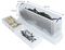 77L+2TRAYS - 77L Multi-Use Christmas Tree & Decorations Clear Storage Box with Lid, Bauble & Lights Insert Trays - 355mm x 270mm x 1201mm