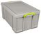 64RDG - 64L Grey Recycled Multi-Use Storage Box with Lid - 310mm x 440mm x 710mm