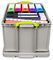 64RDG - 64L Grey Recycled Multi-Use Storage Box with Lid - 310mm x 440mm x 710mm