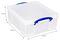 12.9C - 12.9L Multi-Use Clear Storage Box with Lid - 155mm x 335mm x 395mm