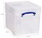 25.7CXL - 25.7L XL Multi-Use Clear Storage Box with Lid - 335mm x 335mm x 395mm