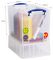 19CXXL - 19L XXL Multi-Use Clear Storage Box with Lid - 370mm x 250mm x 395mm