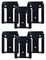 BM-SBP-BLK-6 - Battery Storage Mounts for Black + Decker 18V Power Tool Batteries - Black, 6 Pack