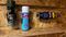 OM-CAN-BLK-2 - Aerosol Can Storage Holder Mounts - Black, 2 Pack